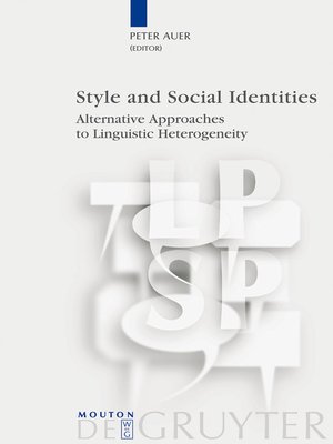 cover image of Style and Social Identities
